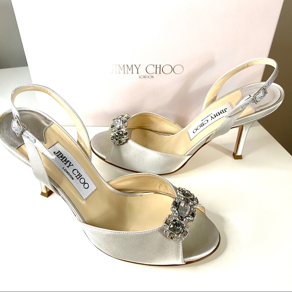 Jimmy Choo Regal Jeweled Heels